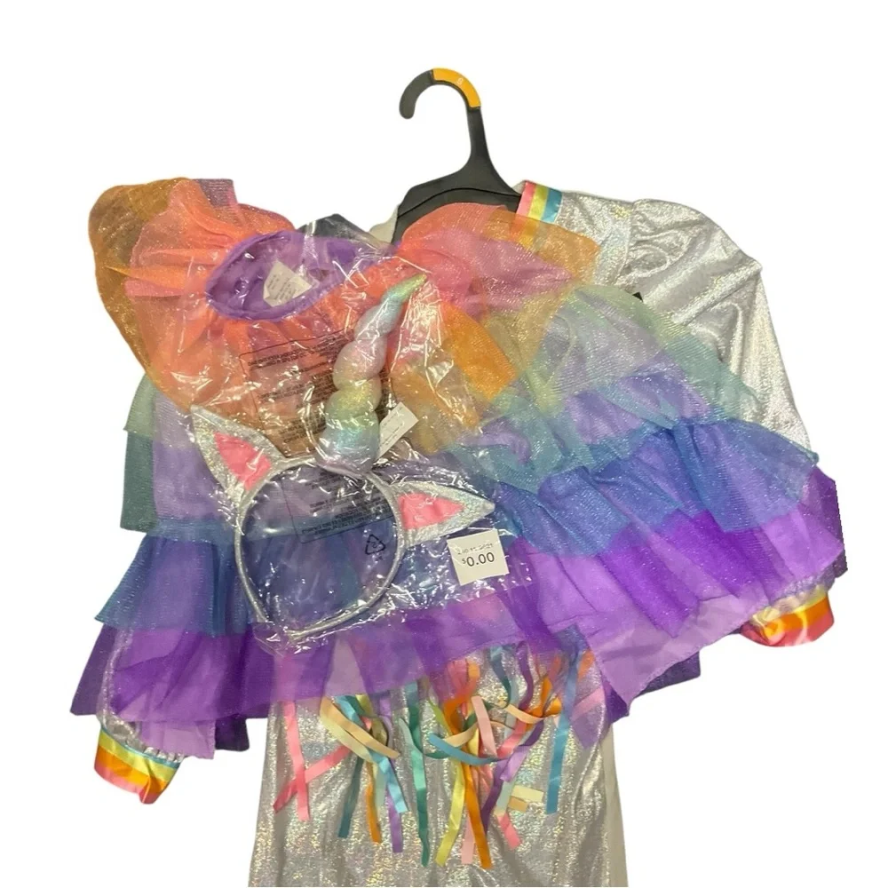 🌈‎ Hyde & Eek! Rock Star Unicorn Kids Costume | Size Small (Ages 4+)